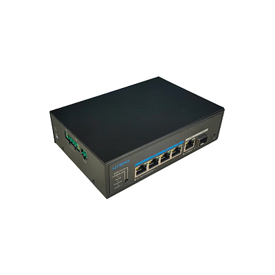 картинка UTEPO UTP6306TS-PSD-PDD Промышленный 4-портовый неуправляемый коммутатор PoE от компании Intant
